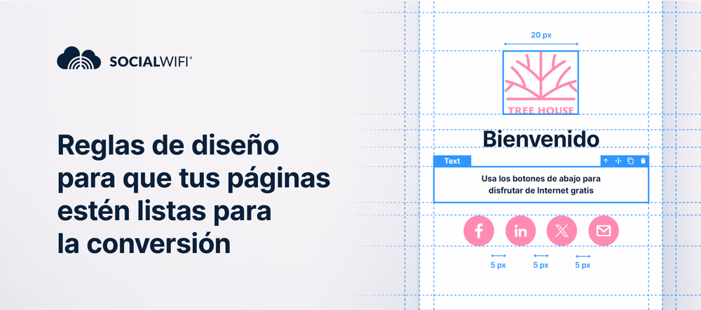 Descubre los nuevos consejos de diseño de Social WiFi para portales de acceso y correos electrónicos