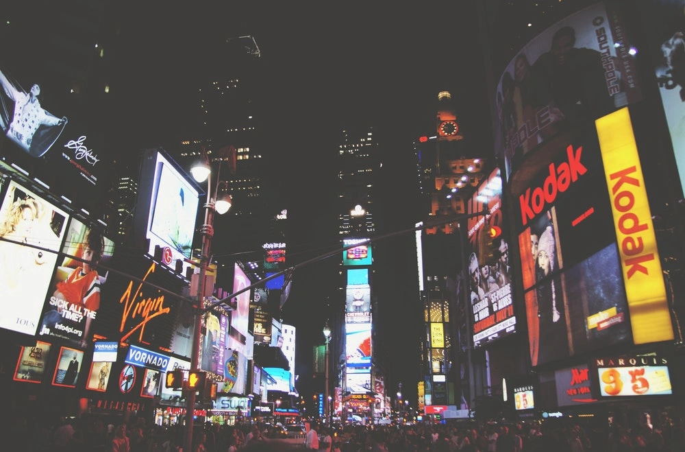 advertising space at Times Square