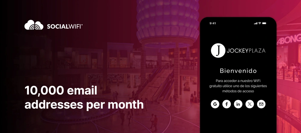 10k email addresses a month at Peruvian Mall