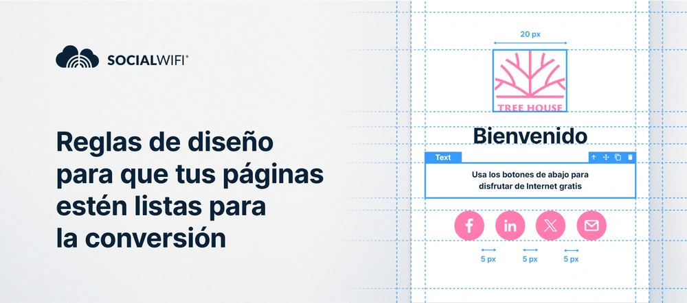 Descubre los nuevos consejos de diseño de Social WiFi para portales de acceso y correos electrónicos